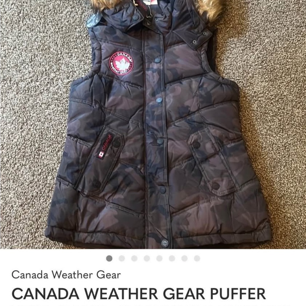 Canada Goose Camouflage Puffer Vest